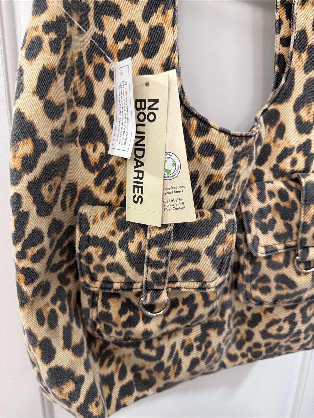 NWT No Boundaries Animal Print Hobo Bag - Picture 9 of 9